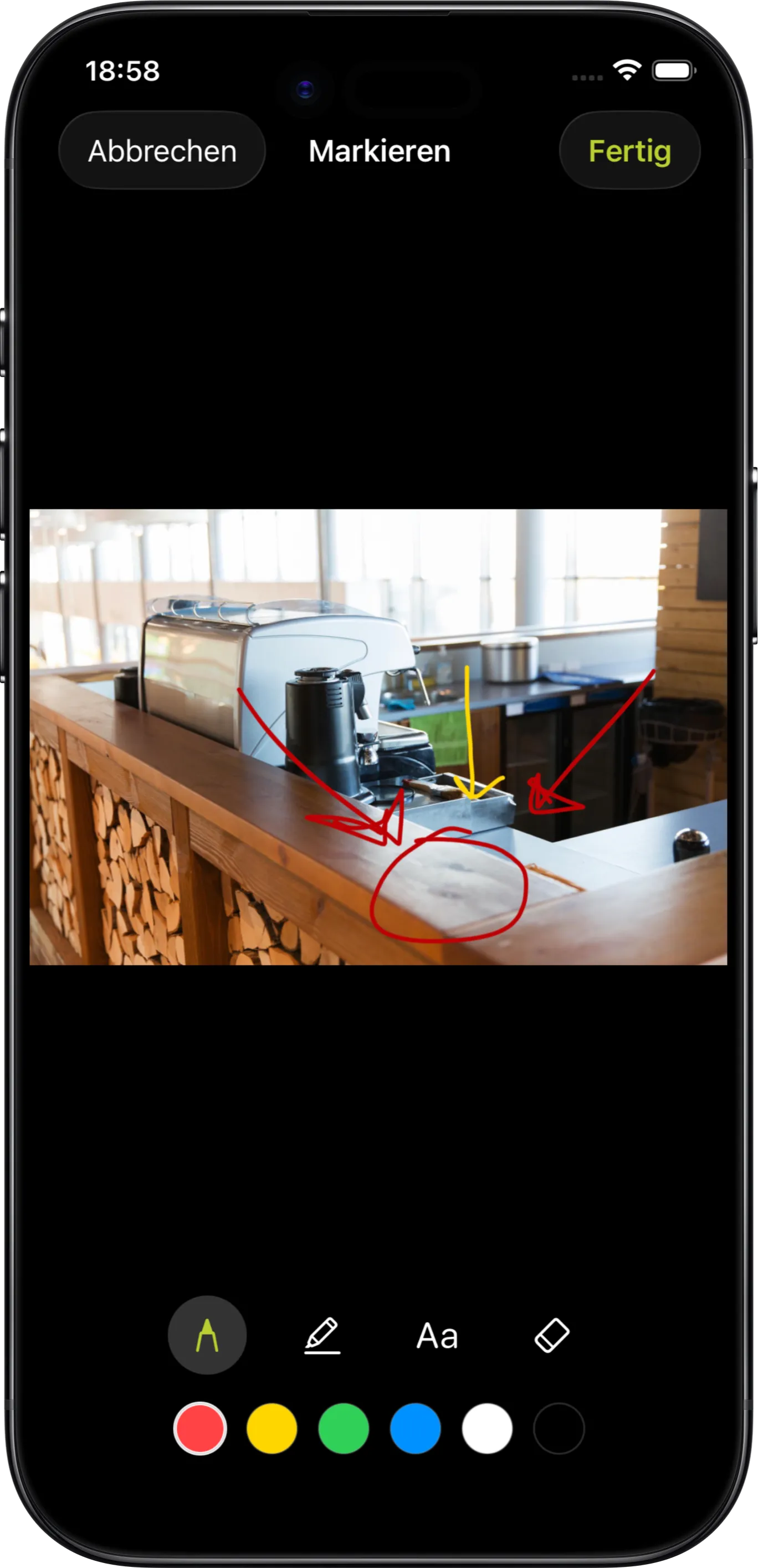 Mark photos – no more guessing.